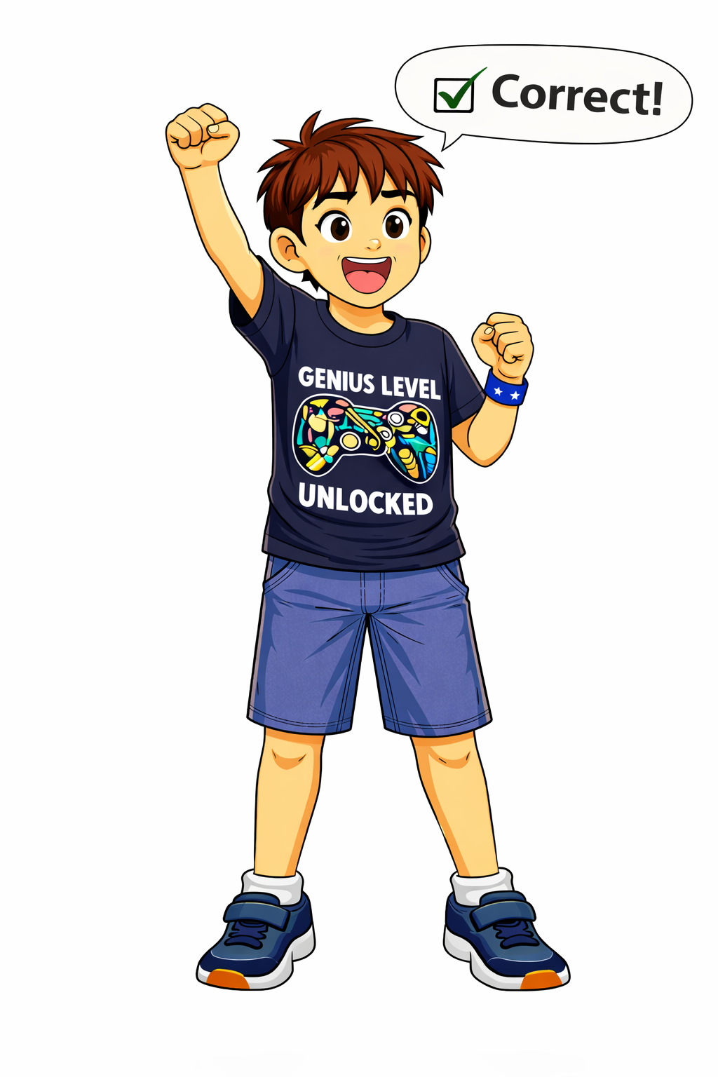 Jeffry celebrating: Correct!